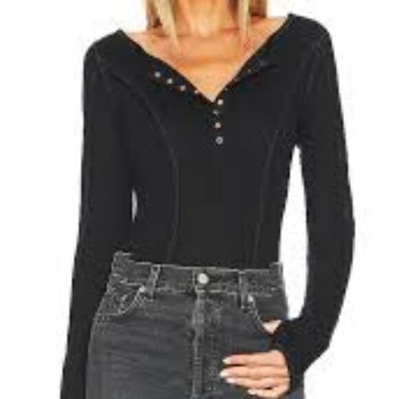 Free People Sloane Bodysuit Size S NWT - Picture 1 of 11